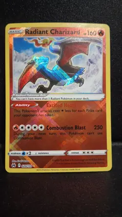 Radiant Charizard 020/159 Crown Zenith Holo NM Pokemon Card - Image 1