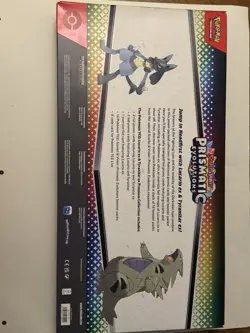 POKEMON TCG PRISMATIC EVOLUTIONS LUCARIO & TYRANITAR EX PREMIUM COLLECTION NEW - Image 3