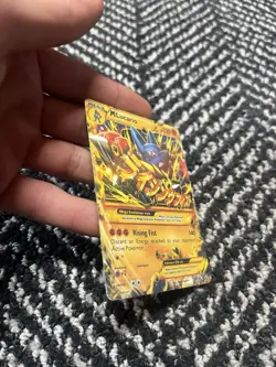 Pokemon TCG "Mega Lucario EX 113/111" Secret Rare Holo Card - XY - Furious Fists - Image 2