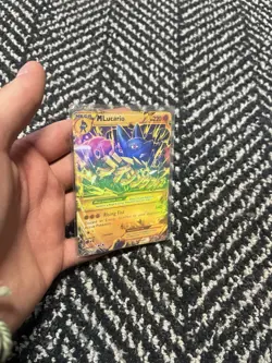 Pokemon TCG "Mega Lucario EX 113/111" Secret Rare Holo Card - XY - Furious Fists - Image 5