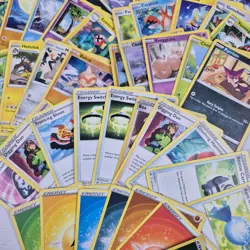 Pokemon TCG Card Lot Bundle - 50+ Cards incl. V, Trainer & Energy - Mixed Sets - Image 3