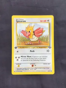 Pokemon Cards: Jungle 1st Edition Common: Spearow 62/64 - Image 1