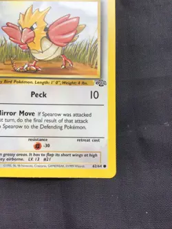 Pokemon Cards: Jungle 1st Edition Common: Spearow 62/64 - Image 4