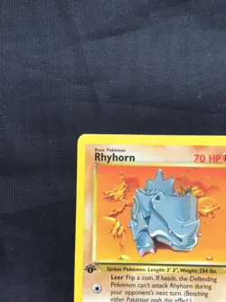 Pokemon Cards: Jungle 1st Edition Common: Rhyhorn 61/64 - Image 2