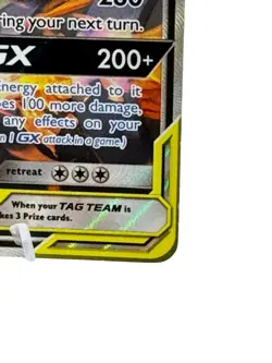 Pokemon Reshiram & Charizard GX SM201 Basic Tag Team Promo TCG Holo - Image 5