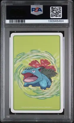 PSA 10 2004 POKEMON LEAFGREEN VERSION PLAYING CARDS IVYSAUR QUEEN OF CLUBS - Image 2