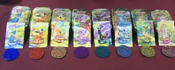 EMPTY Pokemon Prismatic Evolutions Mini Tins w/Coins + Eeveelution Tins - Image 2