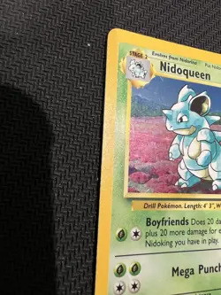 Pokemon TCG Nidoqueen Jungle Holo Rare Card 7/64 1999 Unlimited LP - Image 4