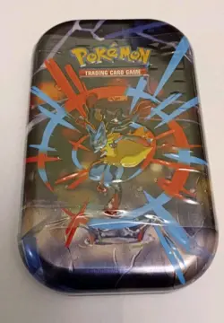 Pokemon TCG Mega Evolutions Heroes Mini Tin - Lucario - Factory Sealed - Image 1