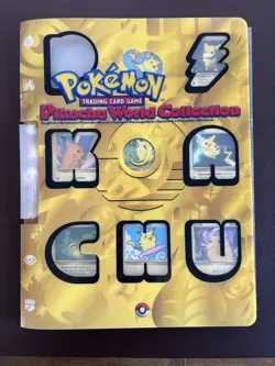 Pokemon TCG: Pikachu World Collection 2000 Folder 8x Stamped Cards NM Mint - Image 1