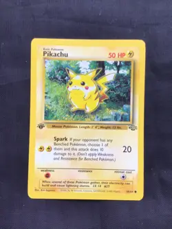 Pokemon Cards: Jungle 1st Edition Common: Pikachu 60/64 - Image 1