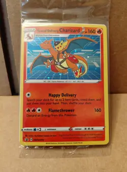Pokemon Special Delivery Charizard SWSH075 Sealed Pokemon Center Exclusive Promo - Image 2