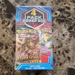 Pokemon 4 Pack Power Box Walgreens Exclusive 2024 Evolving Skies - Image 1