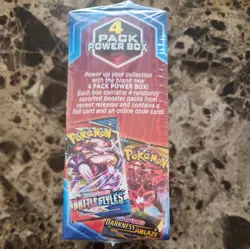 Pokemon 4 Pack Power Box Walgreens Exclusive 2024 Evolving Skies - Image 2