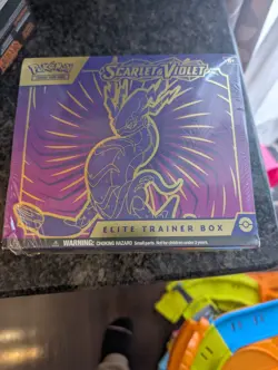 Pokemon TCG Scarlet And Violet ETB Elite Trainer Box Factory Sealed Box - Image 1