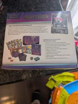 Pokemon TCG Scarlet And Violet ETB Elite Trainer Box Factory Sealed Box - Image 3