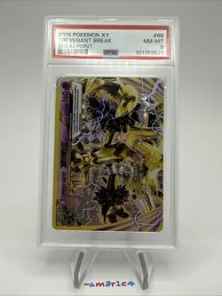 PSA 8 Trevenant BREAK 66/108 - 2016 Pokemon XY Evolutions - Image 1