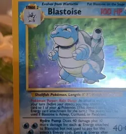 1999 Pokemon Base Set Blastoise 2/102 Holo Rare Vintage WOTC NM-M GRADE IT!! - Image 5