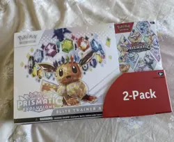 Pokemon Prismatic Evolutions ETB & Booster Bundle 2-Pack Costco Exclusive - Image 1