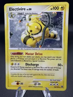 Pokemon TCG Electivire Secret Wonders 25/132 Exclusive Cosmos Holo Rare - HP - Image 1