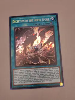 *** DECEPTION OF THE SINFUL SPOILS *** 1ST EDITION SECRET RARE ROTA-EN055 YUGIOH - Image 2
