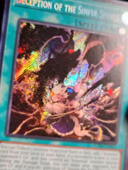 *** DECEPTION OF THE SINFUL SPOILS *** 1ST EDITION SECRET RARE ROTA-EN055 YUGIOH - Image 5
