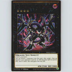 Yugioh Dark Rebellion Xyz Dragon MAGO-EN032 1st Edition Premium Gold Rare - NM💎 - Image 1