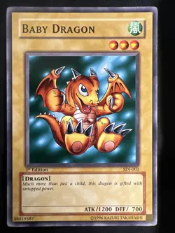 Yu-Gi-Oh! TCG Baby Dragon Starter Deck Joey SDJ-003 1st Edition Common - Image 1