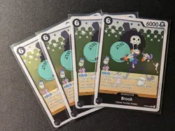 PLAYSET (x4) Brook OP06-092 (Rare) One Piece - Wings of the Captain - Image 1
