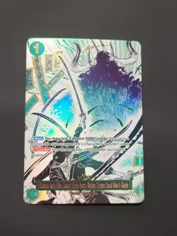 Demon Aura Nine Sword Style Asura Blades Drawn Dead Man's Game Alt Art OP12-037 - Image 1