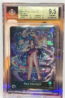 One Piece Boa Hancock OP07-038 Leader Alternative Art BGS 9.5 GEM MINT - Image 1
