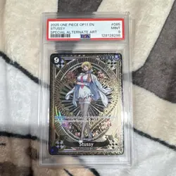 Bandai One Piece CCG Stussy Foil OP11-085 Special Alternate Art PSA 9 2025 Card - Image 1