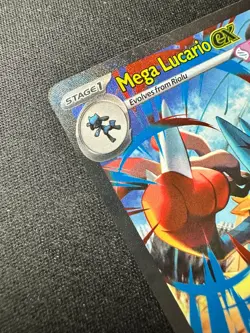 Mega Lucario ex - 179/132 ME01: Mega Evolution NM Pokemon Card TCG - Image 5
