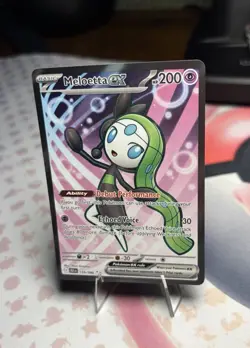 Pokemon TCG Black Bolt Full Art Ultra Rare Card Meloetta EX 159/086 - Image 1