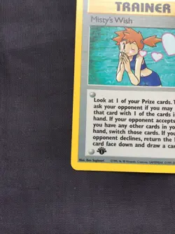 Pokemon Cards: Gym Challenge 1st Edition Rare: Misty's Wish 108/132 - Image 5