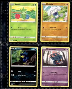 Pokemon Card Lot (74) - EX Cards, Pikachu, Mimikyu, Entei, Iron Val. - Binder + - Image 5