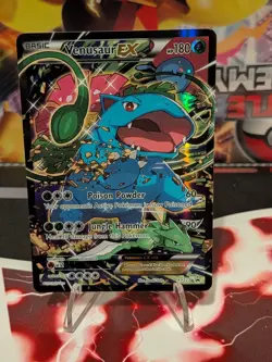 Pokemon TCG Venusaur EX XY Black Star Promos Holo Card XY123 - Image 1