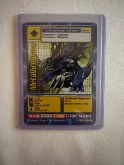 Digimon Digi Battle Card 1st Edition MetalGreymon Bo-01 - Image 1