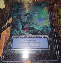 Skeleton Token Promo Team Covenant FOIL Card Sorcery Contested Realm Gothic - Image 1