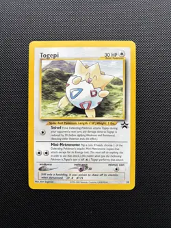 Pokemon Card Black Star Promo Togepi 30 WOTC - Image 1