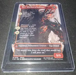 Clive, Ifrit's Dominant Borderless 0318 NM+ Final Fantasy Magic the Gathering - Image 2