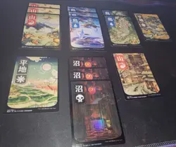 Kamigawa Full Art Lands 14 Card Lot Including 3 Foils Magic the Gathering MTG - Image 1