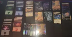 Edge of Eternities Lands Lot (Basic, Borderless, Rares) 40 Cards! - Image 1