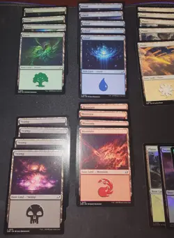 Edge of Eternities Lands Lot (Basic, Borderless, Rares) 40 Cards! - Image 2
