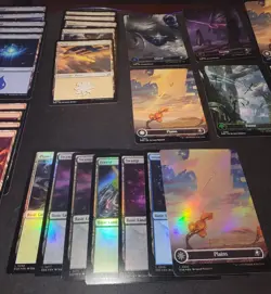Edge of Eternities Lands Lot (Basic, Borderless, Rares) 40 Cards! - Image 4
