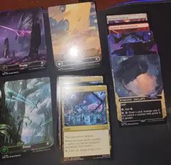 Edge of Eternities Lands Lot (Basic, Borderless, Rares) 40 Cards! - Image 5