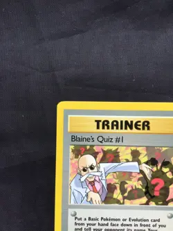 Pokemon Cards: Gym Heroes 1st Edition Rare: Blaine's Quiz #1 97/132 - Image 2
