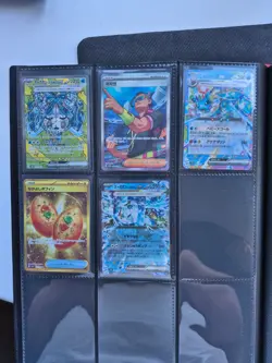 104 Pokemon Cards Joblot Bundle Binder Included Secret Rares Ex IR Full art NM - Image 2