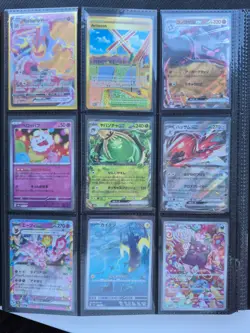 104 Pokemon Cards Joblot Bundle Binder Included Secret Rares Ex IR Full art NM - Image 3