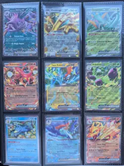 104 Pokemon Cards Joblot Bundle Binder Included Secret Rares Ex IR Full art NM - Image 5